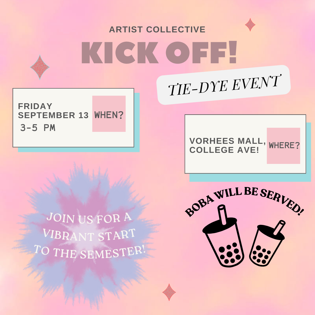 Artists Collective Tie Dye Kick Off