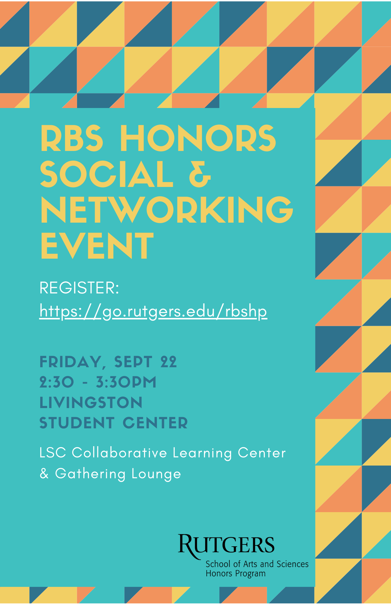 9-22-2023 RBS Honors Social and Networking Event