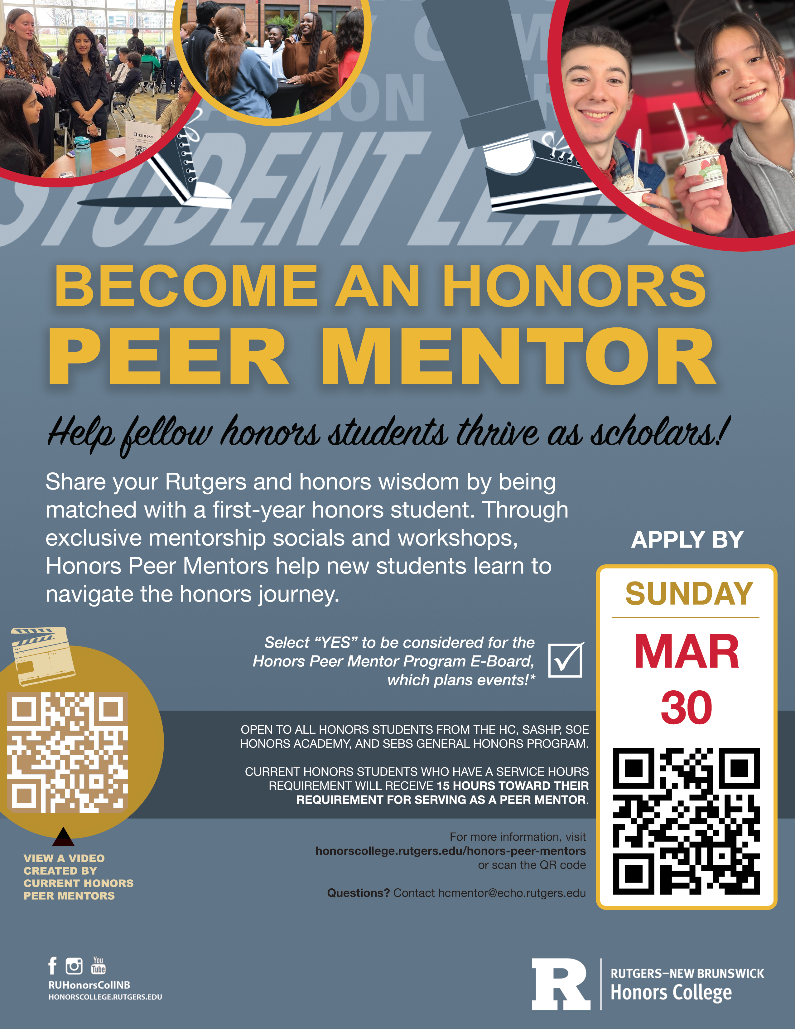 RUHC Student Leader honors mentors 2025 final