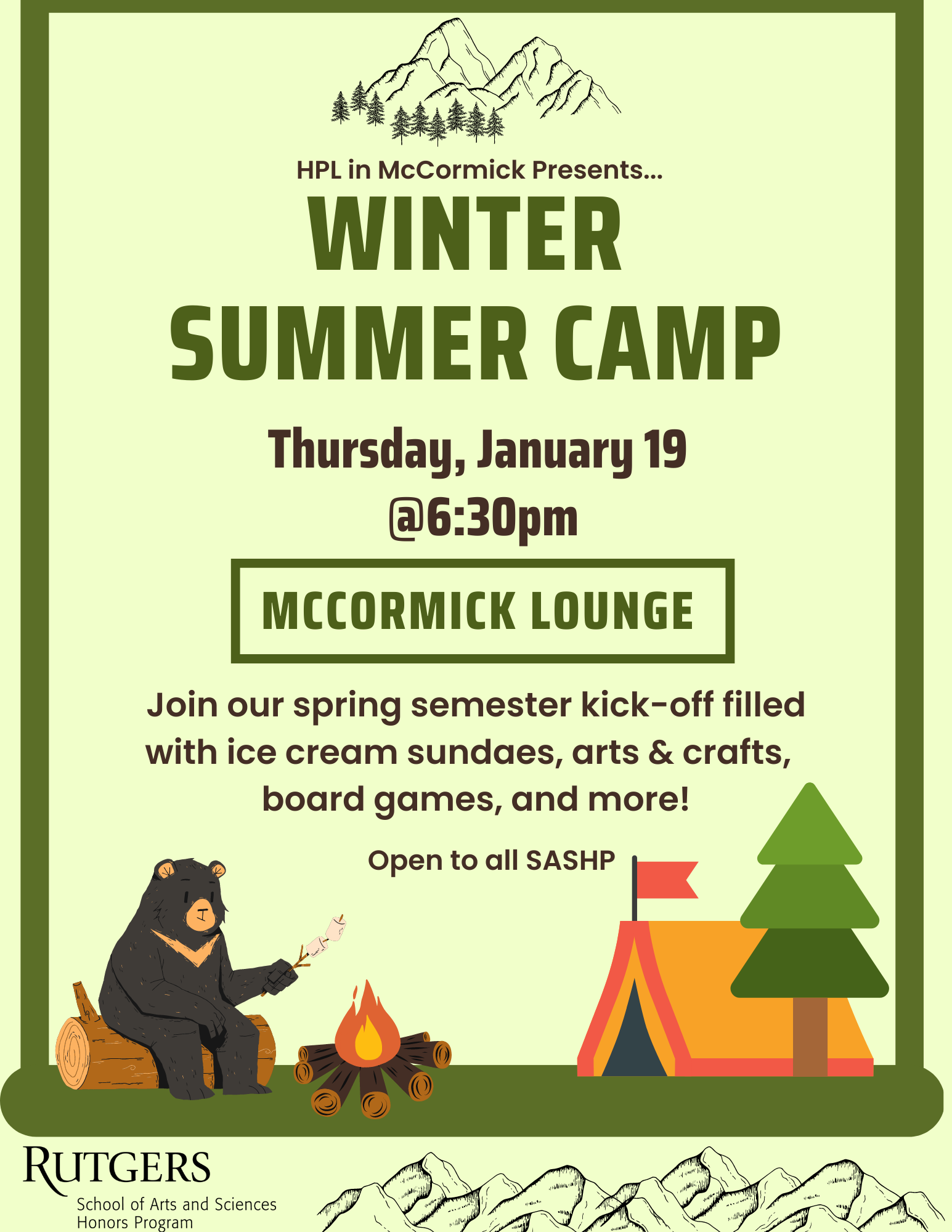 Winter summer camp